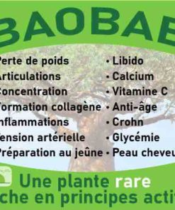 Baobab, le laboratoire Biologiquement des plantes rares riches en principes actifs.