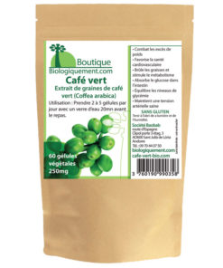 Gélules végétales de café vert bio