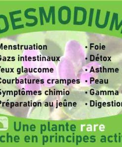 Desmodium, le laboratoire Biologiquement des plantes rares riches en principes actifs.