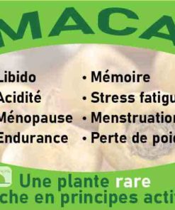 Maca, le laboratoire Biologiquement des plantes rares riches en principes actifs.