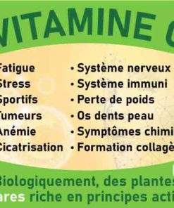 Vitamine c, le laboratoire Biologiquement des plantes rares riches en principes actifs.