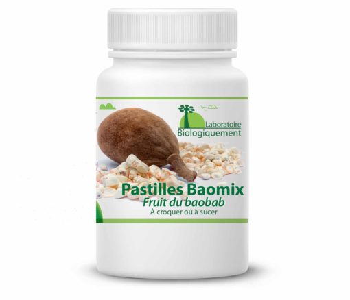 Pastilles de fruit de baobab bio Baomix