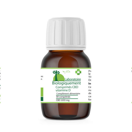 Comprimés CBD 300mg vitamine D