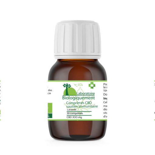 Comprimés CBD 300mg soutien immunitaire